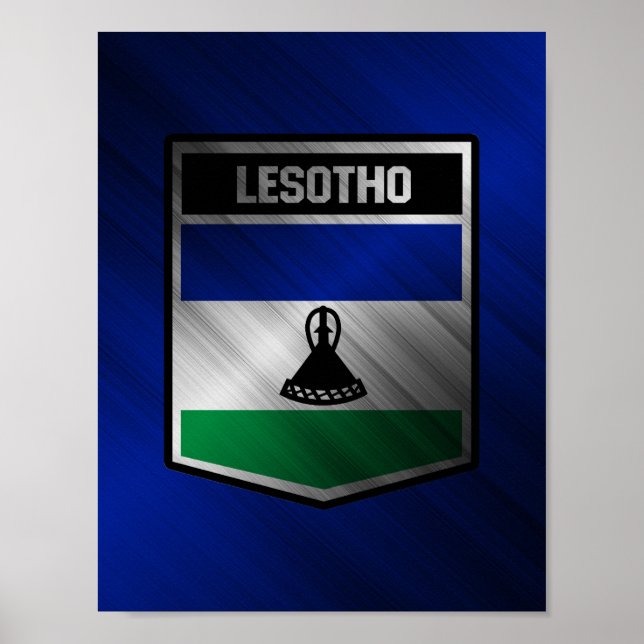 Lesotho Poster (Vorne)