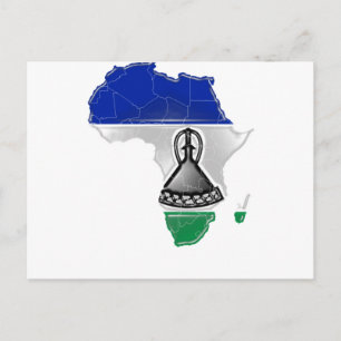 Lesotho Postkarte