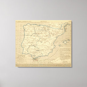 L'Espagne 585 a 756 Leinwanddruck