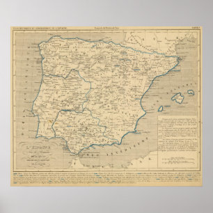 L'Espagne sous les Romains 409 ans apres JC Poster