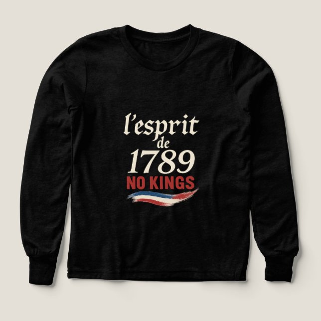 l'esprit de 1789 No Kings (Design Vorderseite)