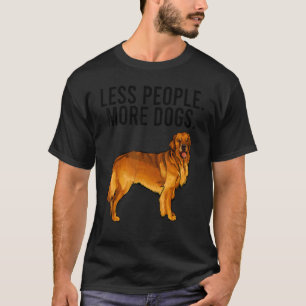 Less People More Dogs Golden Retriever Introvert T-Shirt