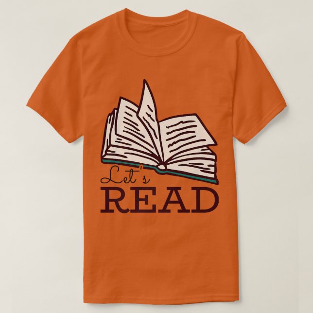 Lest Bücher T-Shirt (Design vorne)
