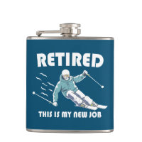 Lest dies ist mein neuer Job Skifahren