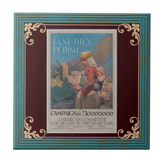Lest They Perish Poster Keramikfliese (Vorderseite)
