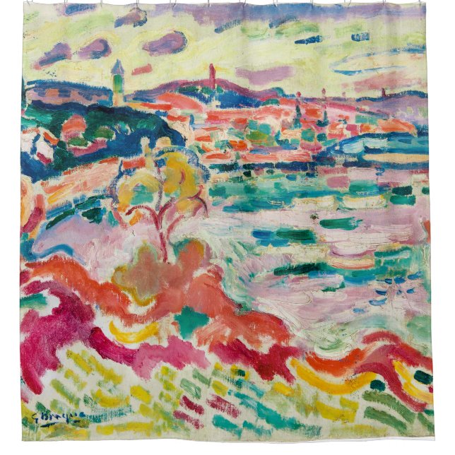 L'Estaque | George Braque | Duschvorhang (Vorderseite)