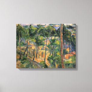 L'Estaque, View Through the Pines by Paul Cezanne Leinwanddruck