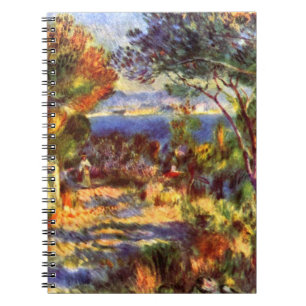 L'Estaque von Pierre Renoir, Vintage Impressionism Notizblock