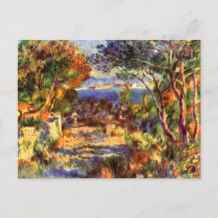 L'Estaque von Pierre Renoir, Vintager Impressionis Postkarte