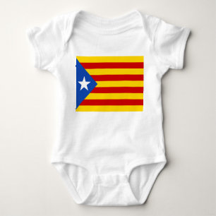 "L'Estelada Blava" katalanische Baby Strampler