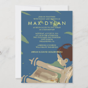 LESUNG TORAH Bar Mitzvah Einladung2 Einladung