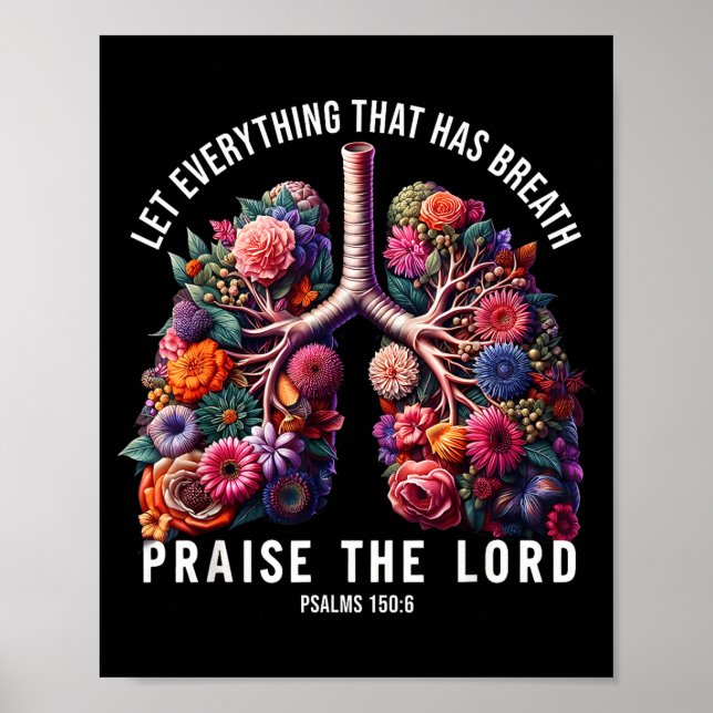 Let Everything That Has Breath Praise The Lord Tee Poster (Vorne)
