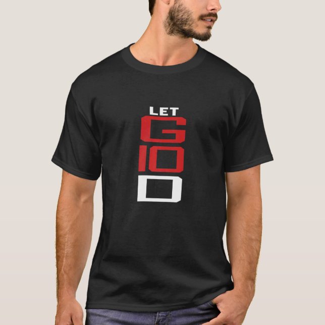 Let Go Let God Ministry Church Bible Study Cute Ch T-Shirt (Vorderseite)