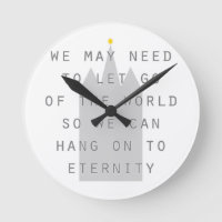 Let go of the world to hang to eternd lds