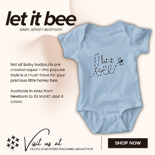"Let It Bee" T-Shirt Baby Bodyanzug Strampler