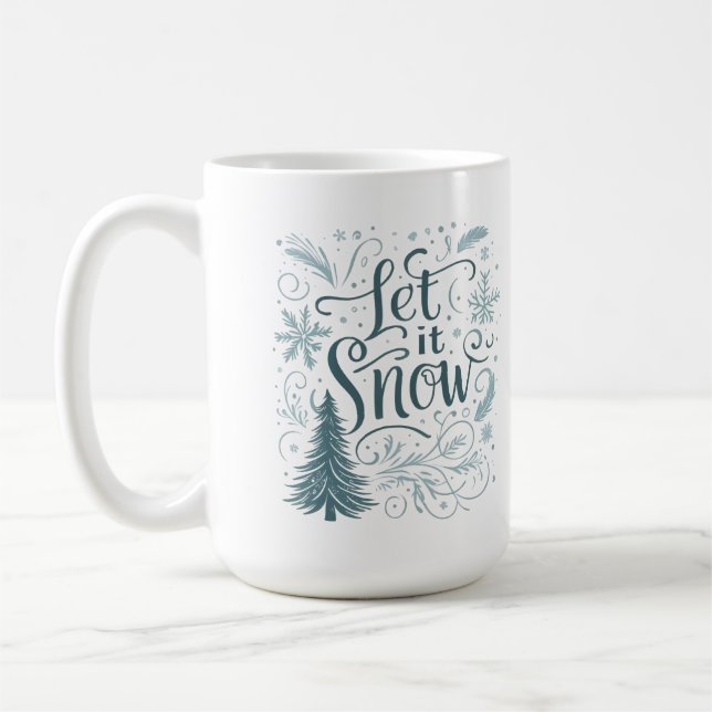 Let it snow  kaffeetasse (Links)