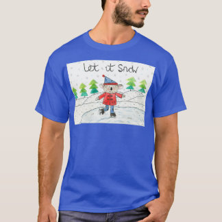 let it snow koala christmas design T-Shirt