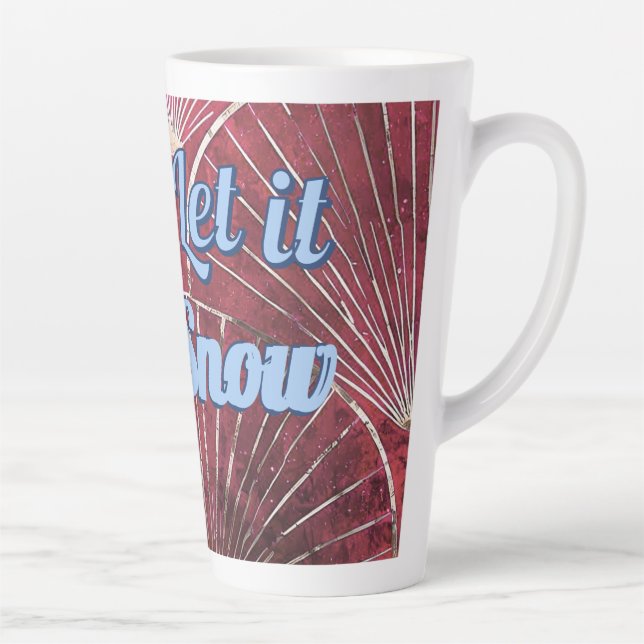Let it snow mug milchtasse (Rechts)