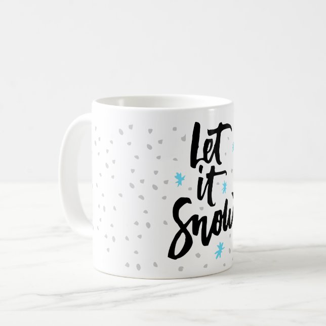 Let It Snow Tasse (Vorderseite Links)