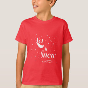 'Let it Snow' Weihnachts-Feiertage Spaß Cool T-Shirt