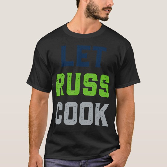 Let Russ Cook Quarterback T-shirt (Vorderseite)