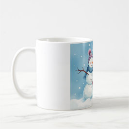 Let’s Chill Together Snowman Family Mug Kaffeetasse