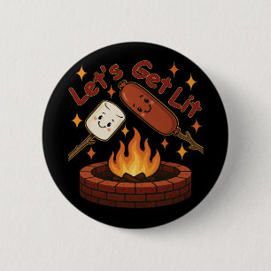 Let’s Get Lit Feuerstelle – Süße Marshmallow und H Button