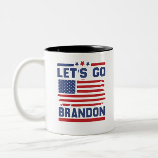 Let’s Go Brandon Zweifarbige Tasse
