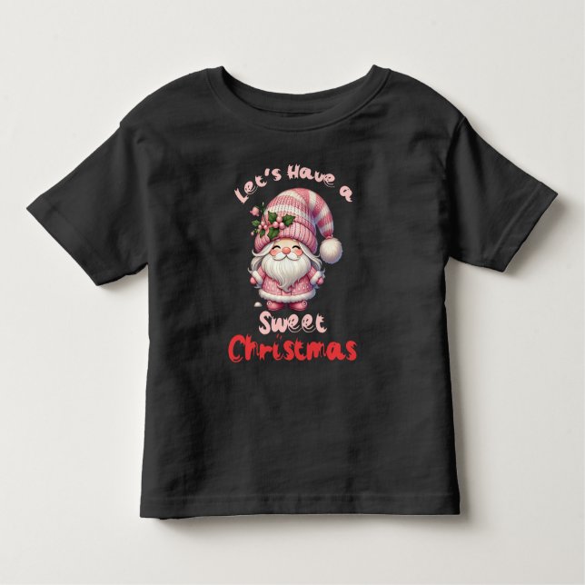 Let’s Have a Sweet Christmas Kids Kleinkind T-shirt (Vorderseite)