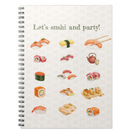 Let’s sushi and party!  notizblock