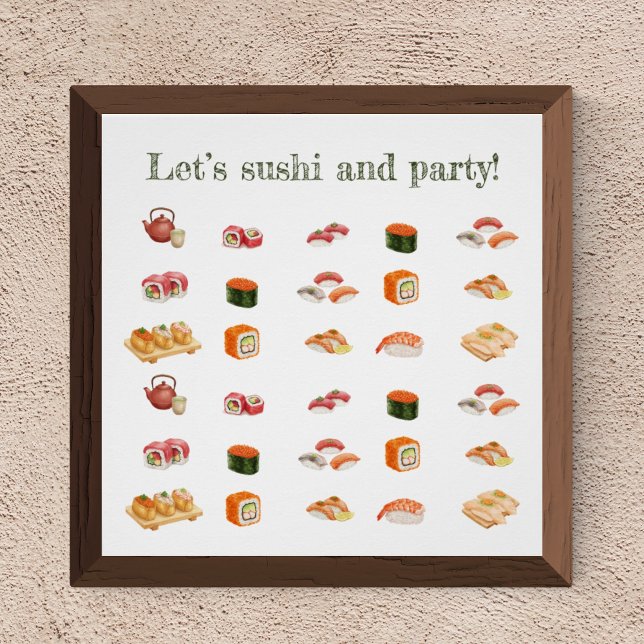 Let’s sushi and party! poster (Von Creator hochgeladen)