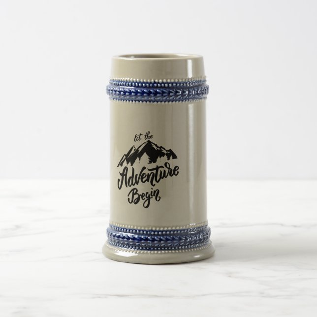 let the adventure begin amazing design chill out  bierglas (Mittel)