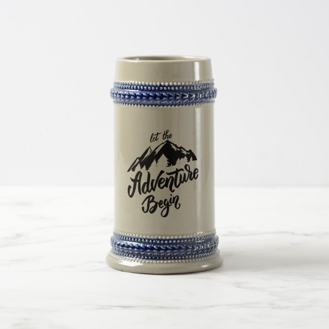 let the adventure begin  bierglas (Mittel)