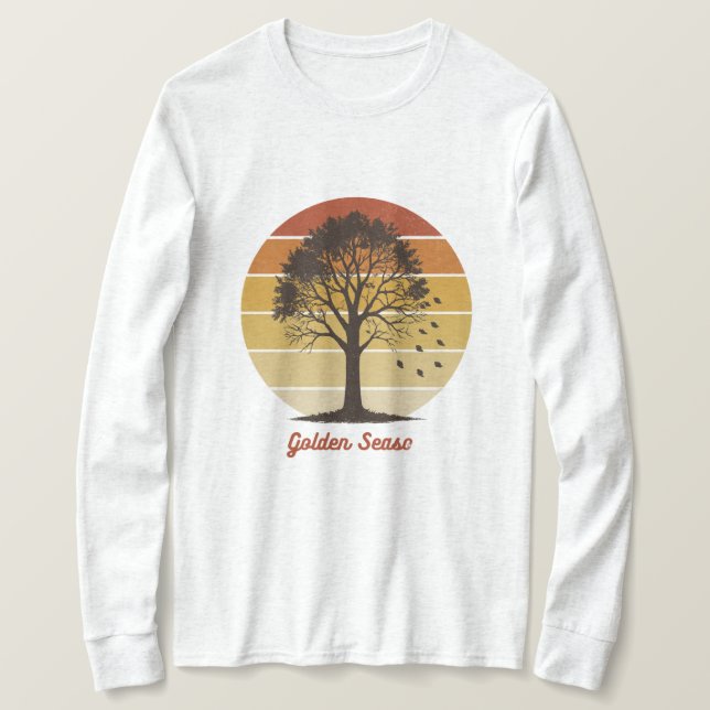 Let the Gourd Times Roll Autumn Design T-Shirt (Design vorne)
