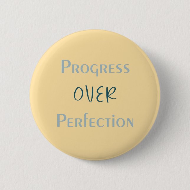 Let the Process Lead the Way Artistic Message Button (Vorderseite)