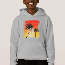 Let The Sea Set You Free | Vintage Retro Sunset Hoodie