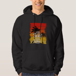 Let The Sea Set You Free | Vintage Retro Sunset Hoodie