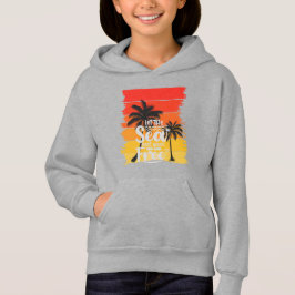Let The Sea Set You Free | Vintage Retro Sunset Hoodie