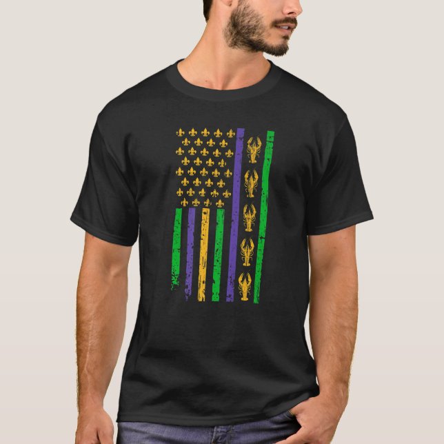 Let The Shenanigans begin Mardi Gras y'all us usa  T-Shirt (Vorderseite)