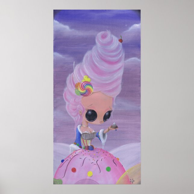 let them eat candy art print poster (Vorne)