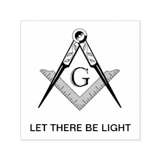Let there be light rubber stamp  permastempel