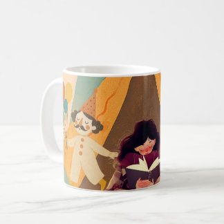 Let Your Imagination Roam - Retro Circus Storytime Kaffeetasse