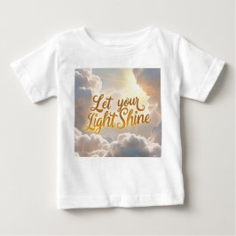 Let Your Light Shine – Soft Clouds & Sunbeams Baby Baby T-shirt