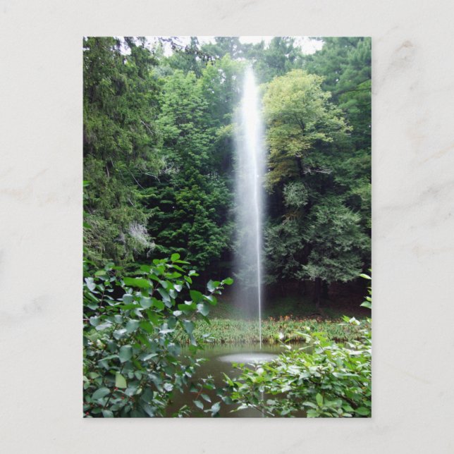 Letchworth Staat Park Wasser Postkarte (Vorderseite)