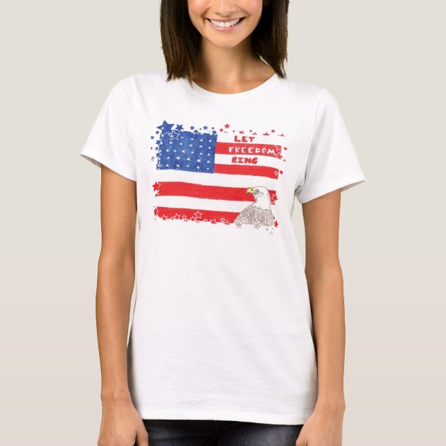 LetFreedomRing-Grenze T-Shirt (Vorderseite)