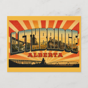 Lethbridge Alberta Landwirtschaftliches Herz Postkarte
