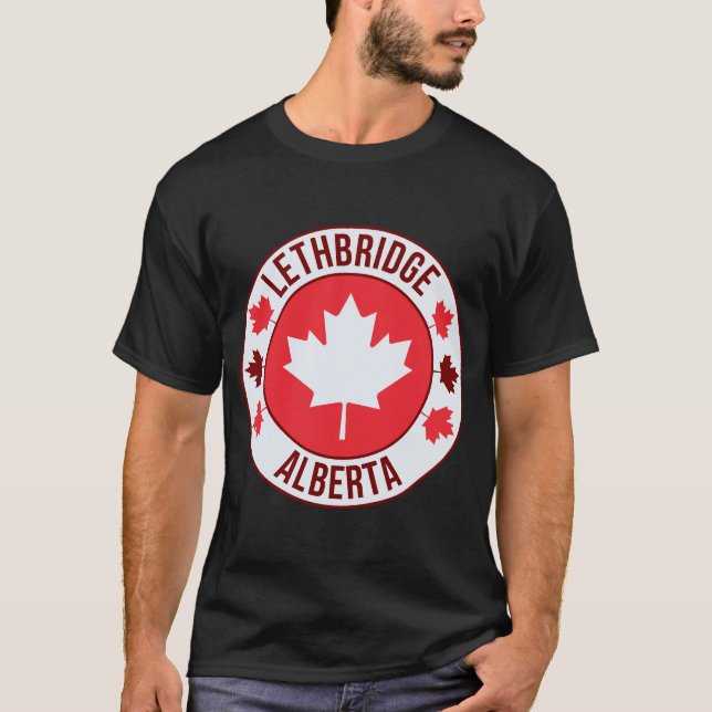 Lethbridge, Canada City T-Shirt | Travel & Hometow (Vorderseite)