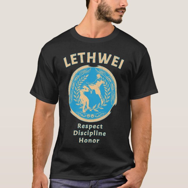 Lethwei Burmese Boxing T - Shirt (Vorderseite)