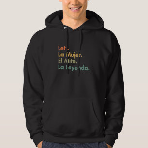 Leti La Mujer El Mito La Leyenda (auf Spanisch) Vi Hoodie