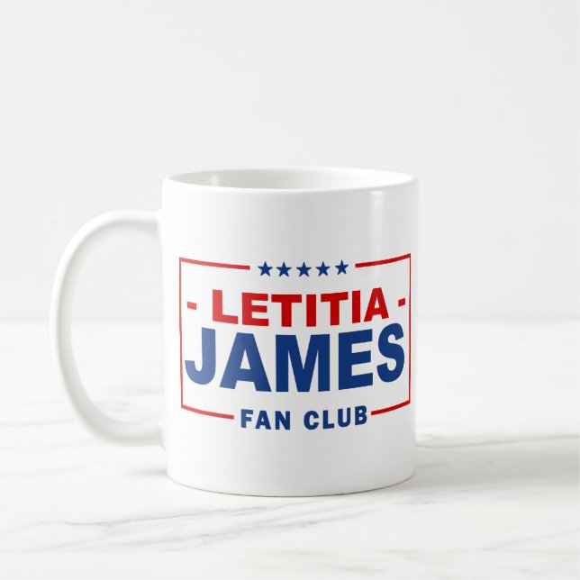Letitia James Fan Club Kaffeetasse (Links)